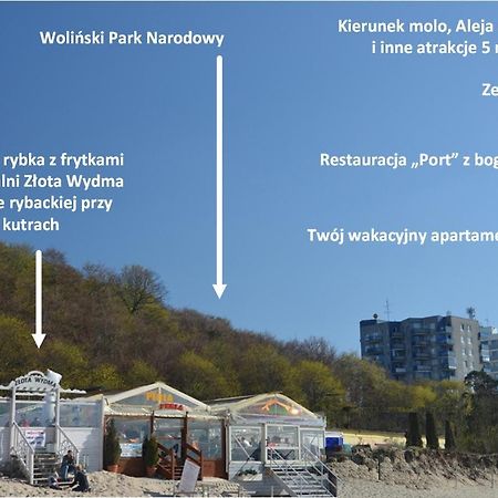 Apartamento Maly Przytulny Apartament Z Widokiem Na Morze - Po Remoncie Miedzyzdroje Exterior foto